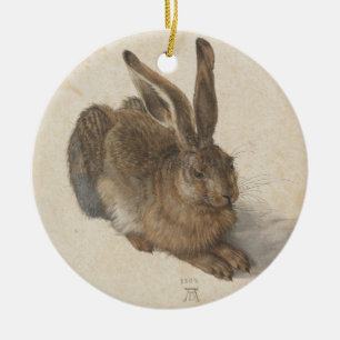 Décoration En Céramique Lièvre de style vintage - Albrecht Dürer