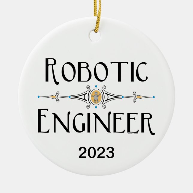 Décoration En Céramique Ligne décorative Robotique Engineer (Devant)