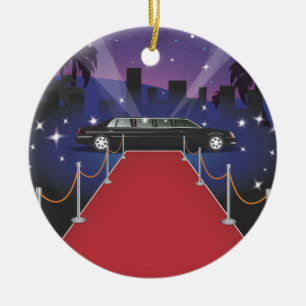 Décoration En Céramique Limousine de célébrité de tapis rouge