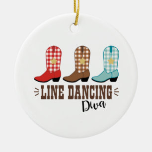 Décoration En Céramique Line Dancing Diva