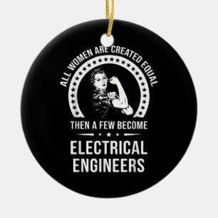 Décoration En Céramique L'Ingénieur Électrique Pour Femmes Est Créé É
