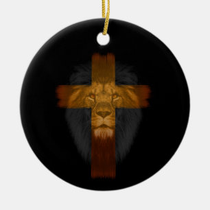 Décoration En Céramique Lion de Jésus de Judah