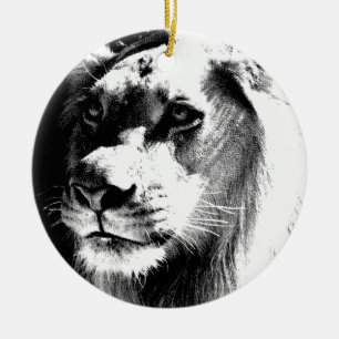 Décoration En Céramique Lion Eyes
