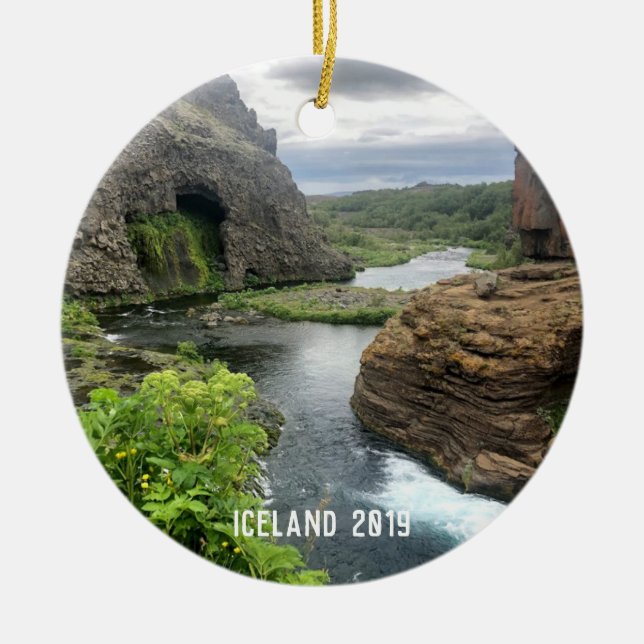 Décoration En Céramique L'Islande - (Devant)