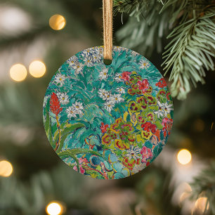 Décoration En Céramique Lit à fleurs   Louis Valtat