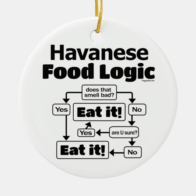 Décoration En Céramique Logique alimentaire Havanaise (Devant)