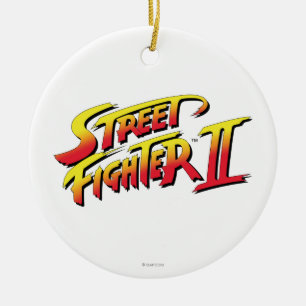 Décoration En Céramique Logo de Street Fighter II