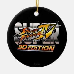 Décoration En Céramique Logo superbe de l'édition 3D de Street Fighter IV