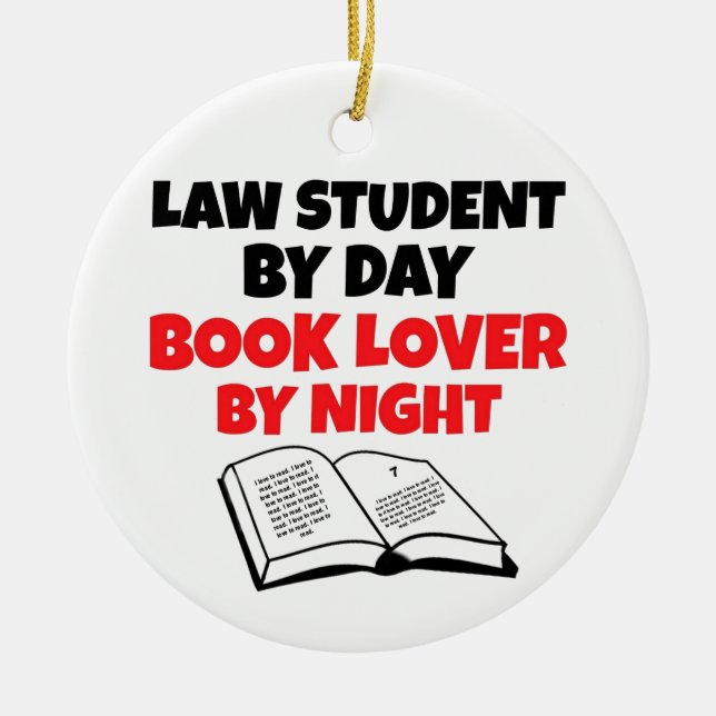 Décoration En Céramique Loisirs étudiants en droit lecture (Devant)