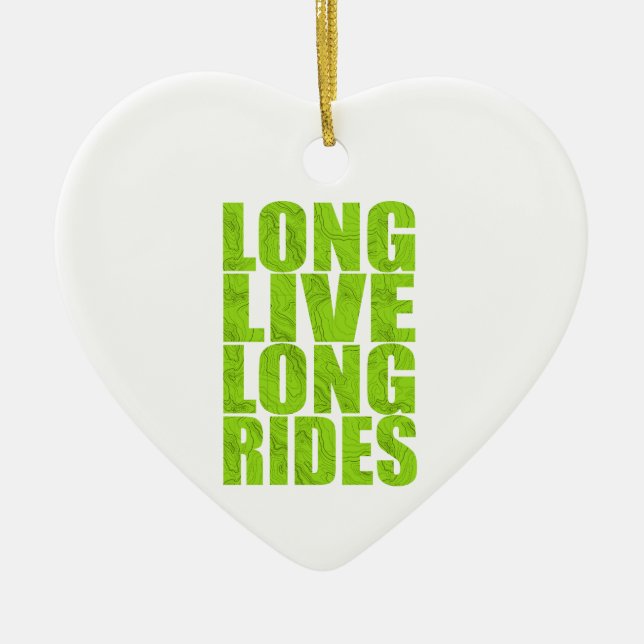 Décoration En Céramique Long Live Long Rides (Topo) (Devant)