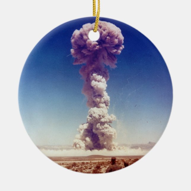 Décoration En Céramique L'opération d'essai d'armes nucléaires (Devant)
