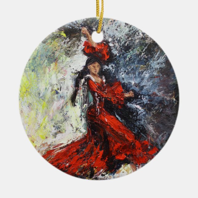 Décoration En Céramique L'Ornement d'Art "Ole" (Devant)