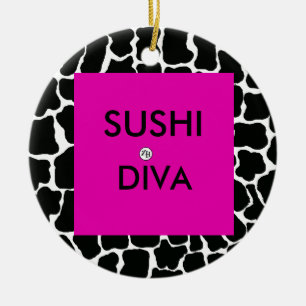 Décoration En Céramique L'ornement de Diva Sushi par Zan Hanhof