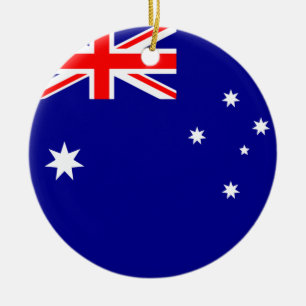 Décoration En Céramique L'ornement en céramique du drapeau australien
