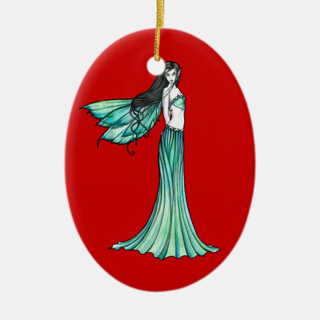 Décoration En Céramique L'Ornement Fairy "La Scène" (Devant)