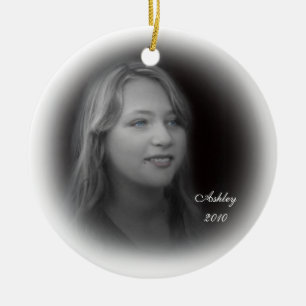 Décoration En Céramique L'ornement se fanent portrait avec la guirlande de