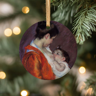 Décoration En Céramique Louise Nuring Son Enfant   Mary Cassatt