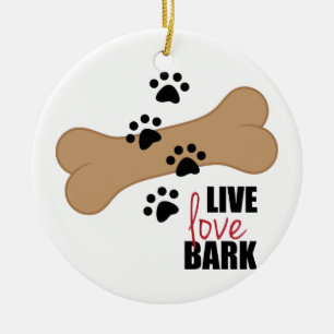 Décoration En Céramique Love Bark