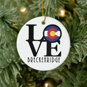 Décoration En Céramique LOVE Breckenridge Colorado