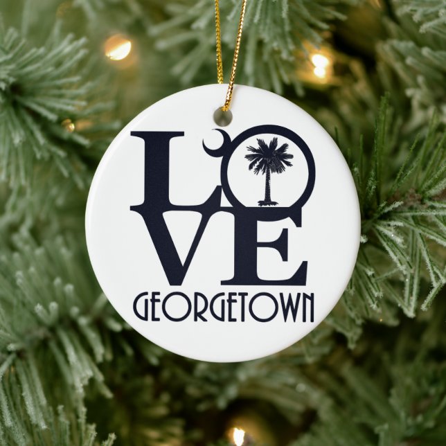 Décoration En Céramique LOVE Georgetown SC (Arbre)
