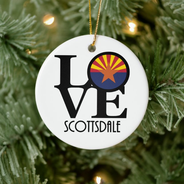 Décoration En Céramique LOVE Scottsdale Arizona (Arbre)