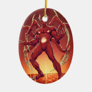 Décoration En Céramique Lucifer le diable, prince d'obscurité, Satan