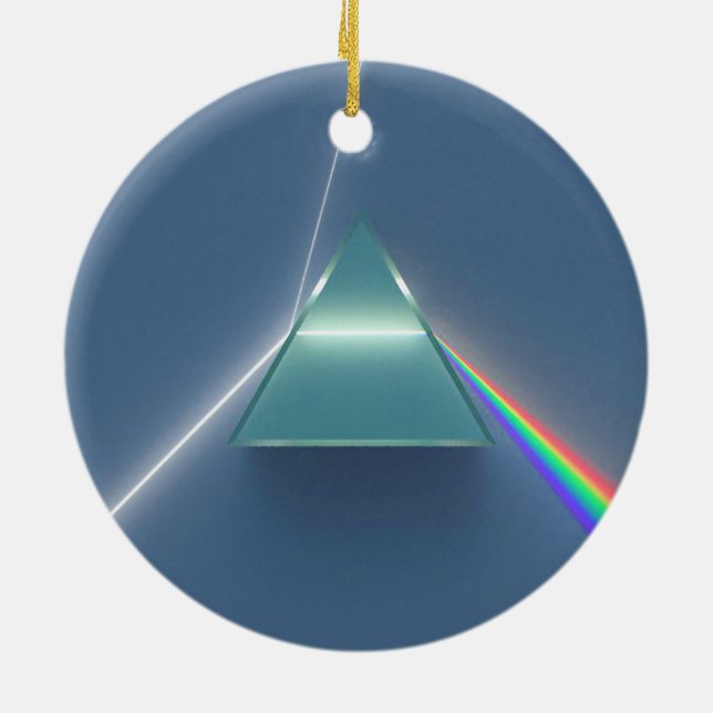 Décoration En Céramique Lumière réfractante et se reflétante de prisme (Dos)
