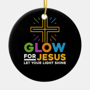 Décoration En Céramique Luminosité Pour Jésus Laisser Votre Lumière Foi Br