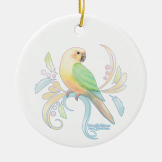 Décoration En Céramique Lune - Jouer Conure