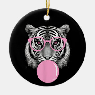 Décoration En Céramique Lunettes de tigre pour femmes amusantes et gomme à