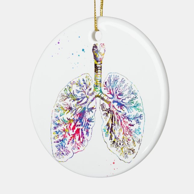 Décoration En Céramique Lung anatomical (Gauche)