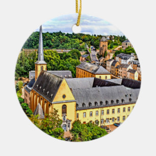 Décoration En Céramique Luxembourg Cityscape