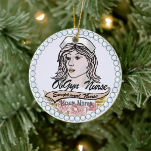 Décoration En Céramique Ma infirmière de l'obbGyn