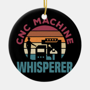 Décoration En Céramique Machiniste Cnc Métalworker Machine CNC
