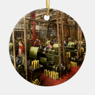 Décoration En Céramique Machiniste - Guerre - Ceintures et bombes 1916