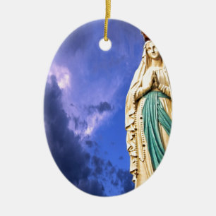 Décoration En Céramique Madame de Lourdes