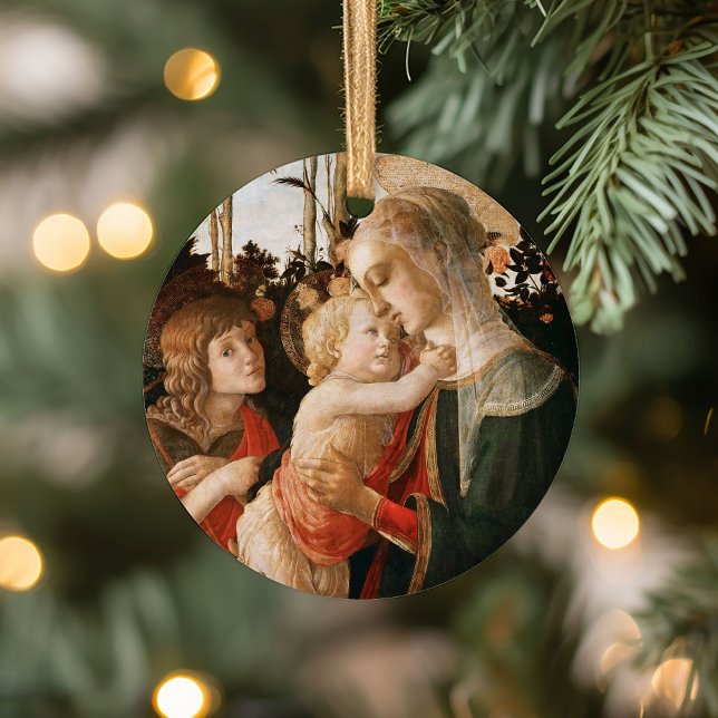 Décoration En Céramique Madonna et l'enfant | Botticelli (Créateur téléchargé)