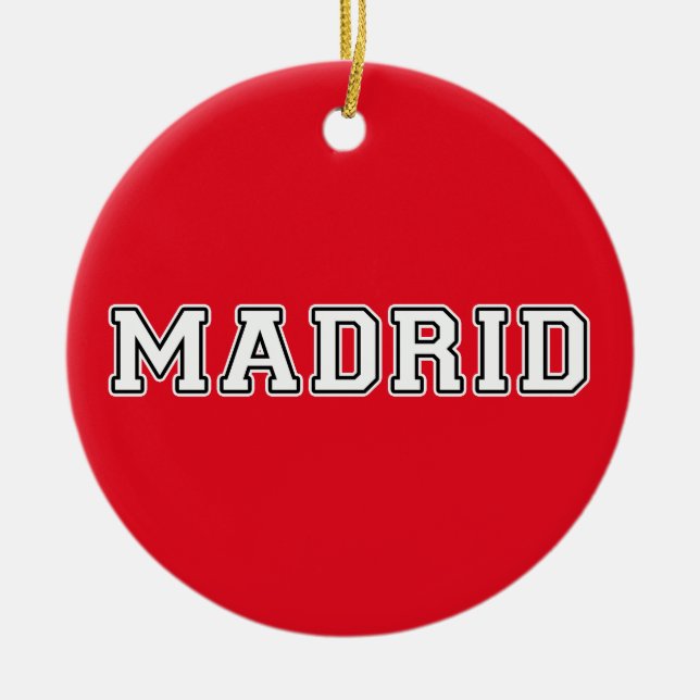 Décoration En Céramique Madrid Espagne (Devant)