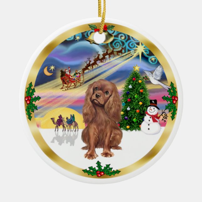 Décoration En Céramique Magie de Noël - Ruby Cavalier (Devant)