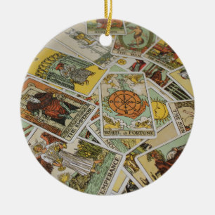 Décoration En Céramique Magnat motif de cartes Tarot