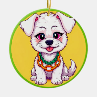 Décoration En Céramique Magnifique Cartoon Puppy