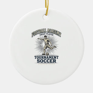Décoration En Céramique Maillot de joueur de tournoi de l'Académie de foot