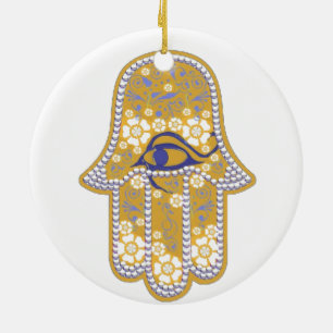 Décoration En Céramique Main de hamsa de Fatima