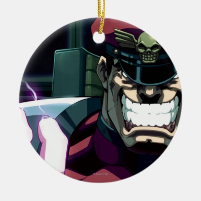 Décoration En Céramique Main rougeoyante de bison (Devant)