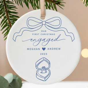 Décoration En Céramique Main tirée vers Noël Engagé