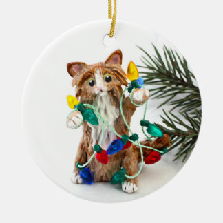 Décoration En Céramique Maine Coon Cat en céramique