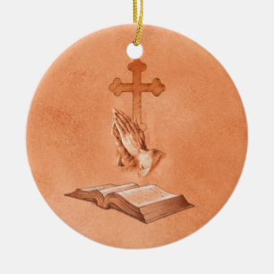 Décoration En Céramique Mains de prière