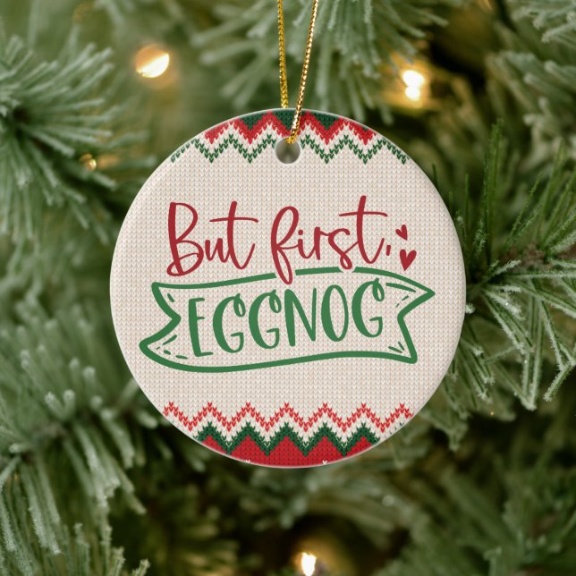 Décoration En Céramique Mais D'Abord, Eggnog - Noël Drôle (Arbre)