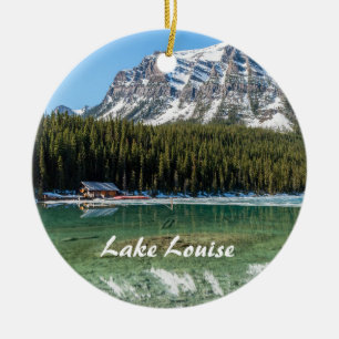 Décoration En Céramique Maison de bateau à côté du lac Louise - Banff, Can