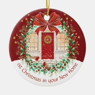 Décoration En Céramique Maison de ęr Noël du couple nouvelle, 2 merles